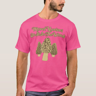 Moreljagers doen het in de Bossen leuke paddenstoe T-shirt