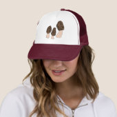 Morels Mushrooms Fun Fungi DOCUSTOMIZE IT Trucker Pet (In situ)