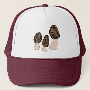 Morels Mushrooms Fun Fungi DOCUSTOMIZE IT Trucker Pet