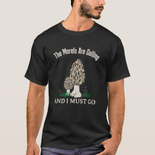 Morels noemen grappige paddenstoel Lover T-shirt