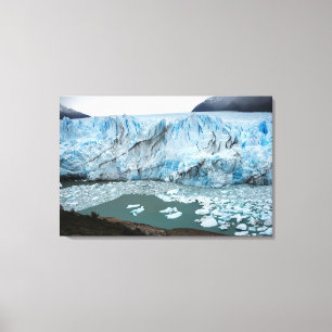 Moreno Glacier en Lake Argentino Canvas Afdruk