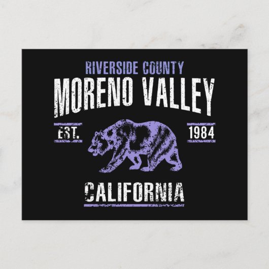 Moreno Valley Briefkaart (Voorkant)