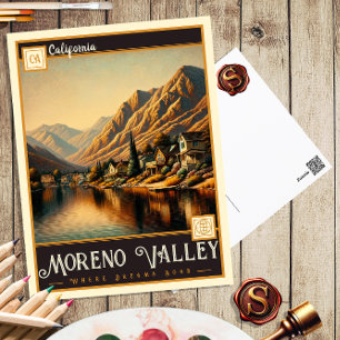 Moreno Valley, Californië    BRIEFKAART