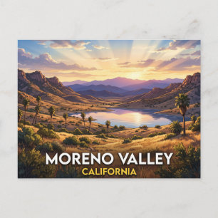 Moreno Valley Californië Cinematic Scene Briefkaart