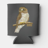 Morepork Ruru Nieuw-Zeeland Vogel Blikjeskoeler (Voorkant)