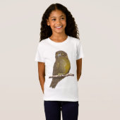 Morepork RURU NZ vogel T-shirt (Voorkant volledig)