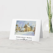 Moreton in Moeras in sneeuw Kaart (Achterkant)