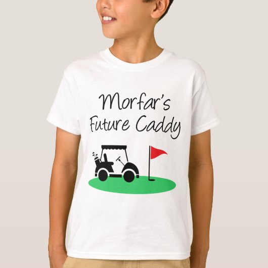 Morfar's Future Caddy Swedish Grandchild T-shirt (Voorkant)