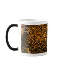Morfende mok met koffiethema