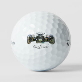 Morgan Car Golf Ball met FazzWorks Logo Golfballen