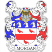 Morgan Family Crest Sticker (Voorkant)