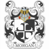 Morgan Family Crest Sticker (Voorkant)