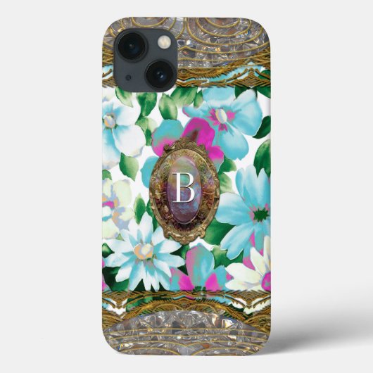 Morgan Grandlyn Floral Chic Case-Mate iPhone Case (Achterkant)