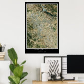 Morgan Hill California Satellite Poster Map (Thuiskantoor)