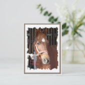 Morgan Horse Happy Briefkaart (Staand voorkant)