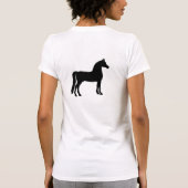 Morgan Horse - het element van veelzijdigheid T-shirt (Achterkant)