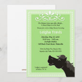 Morgan Horse Neutral 5x7 Baby shower Invitation (Devant / Derrière)