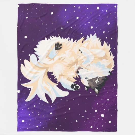 Morgan in de ruimte fleece deken (Voorkant)