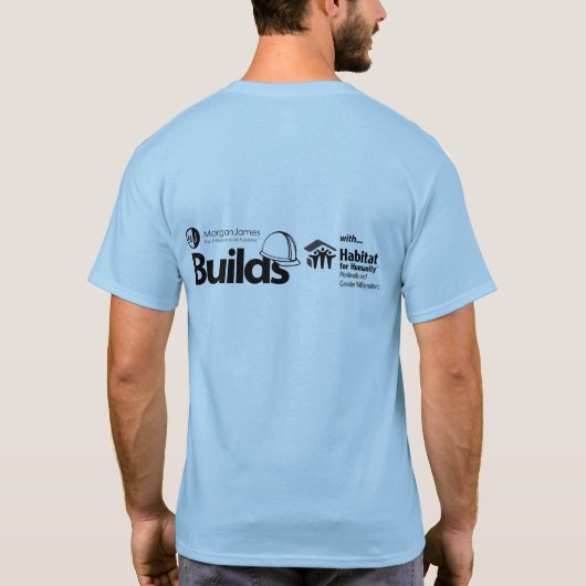 Morgan James Builds T-shirt (Achterkant)