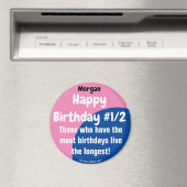 Morgan Joyeux Anniversaire #1/2 Magnet (In Situ (Lave-vaisselle))