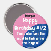 Morgan Joyeux Anniversaire #1/2 Magnet (Recto/Verso)