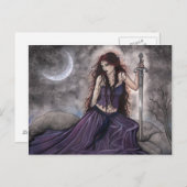Morgan Le Fay Fantasy Briefkaart (Voorkant / Achterkant)