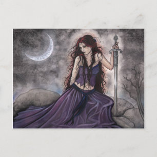 Morgan Le Fay Fantasy Briefkaart
