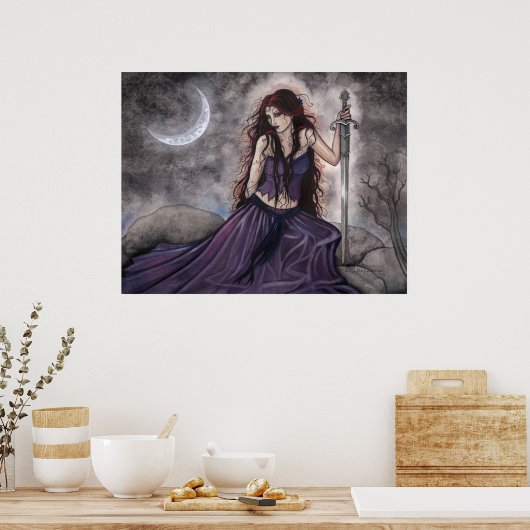 Morgan le Fay Poster by Molly Harrison (Cuisine)