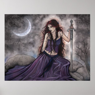 Morgan le Fay Poster van Molly Harrison