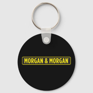 Morgan & Morgan Kleine Ronde Knop Sleutelhanger