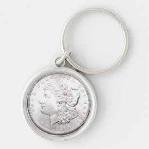 MORGAN SILVER DOLLAR SLEUTELHANGER