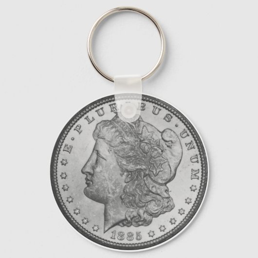 Morgan Silver Dollar Sleutelhanger (Voorkant)