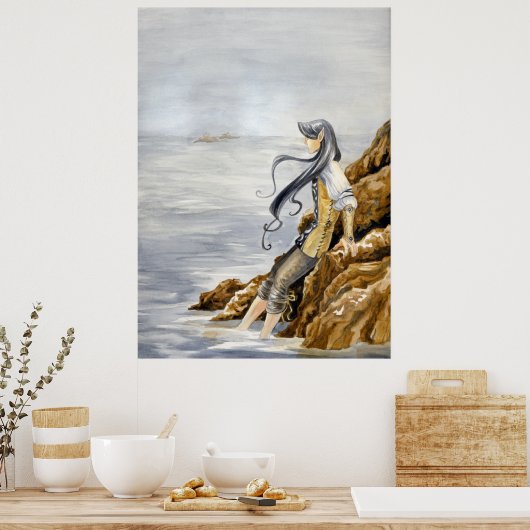 Morgan van het Zee Poster (Keuken)