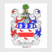 Morgan wapenschild sticker (Vel)
