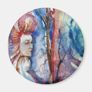 MORGANA / Magie en Mystery , Roze Blauwe Fantastis Magneet