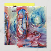 MORGANA, roze blauw Kaart (Voorkant / Achterkant)