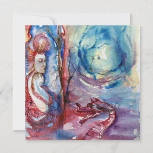 MORGANA, roze blauw Kaart