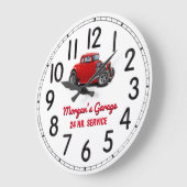 Morgan's 24-uurs  garageklok grote klok (Hoek)