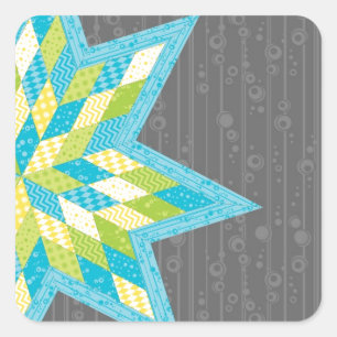 Morgan's Star Vierkante Sticker