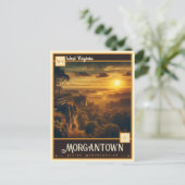 Morgantown, West Virginia |  Briefkaart (Staand voorkant)