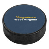 Morgantown, West Virginia Hockey Puck (3/4)