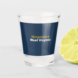 Morgantown, West Virginia Shot Glass Shot Glas