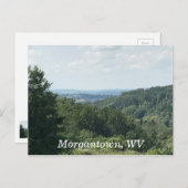 Morgantown WV Photo Mountains Briefkaarten (Voorkant / Achterkant)