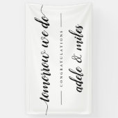 'Morgen doen we' repetitie Spandoek (Verticaal)