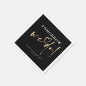 Morgen gaan we naar de zwarte servetten (Hoek)