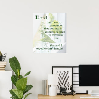 Morgen Gebed Poster