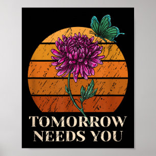 Morgen heb je mondgezondheid zelfbewustzijn nodig poster