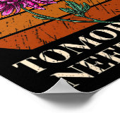 Morgen heb je mondgezondheid zelfbewustzijn nodig poster (Hoek)