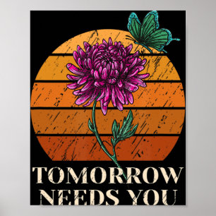 Morgen heb je mondgezondheid zelfbewustzijn nodig poster