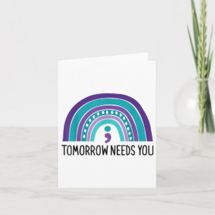 Morgen heb je Semicolon Rainbow Suicide Preve nodi Kaart